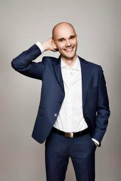 Relaxed Man in Suit Stock Photos