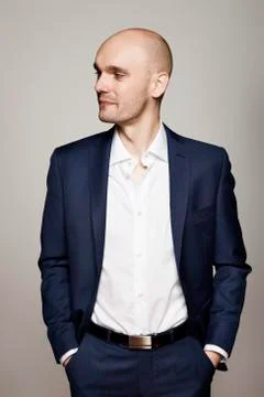 Relaxed Man in Suit Photos