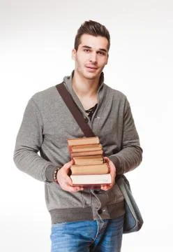 Relaxed young student. 스톡 사진