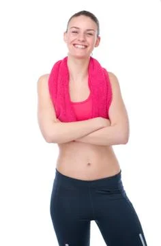 Relaxing after workout Stock Photos