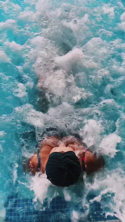 Relaxing and indulging in Spa Pool Finding Serenity and Bliss Among the Bubbles Stock Footage 281646411