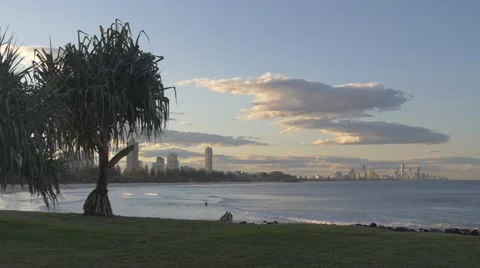 Relaxing on the Beach Stock Footage 68573394