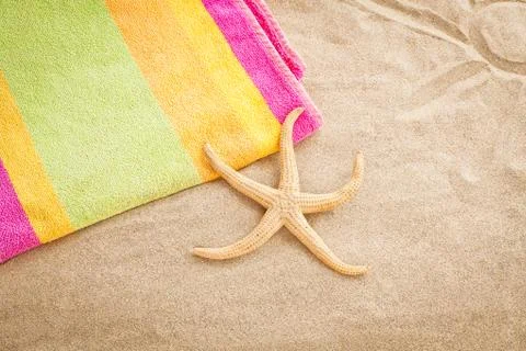 Relaxing at the beach Stock Photos