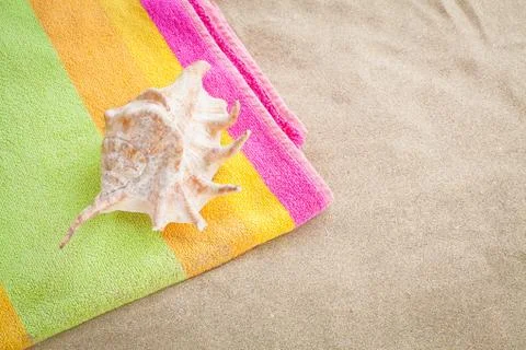 Relaxing at the beach Stock Photos