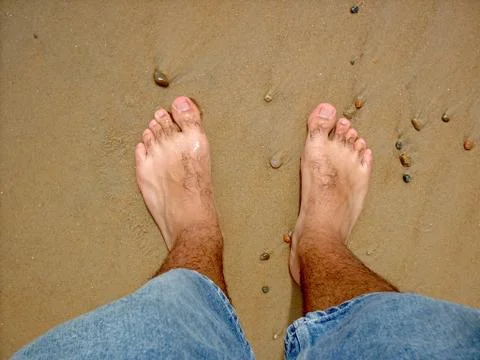 Relaxing at the Beach Stock Photos