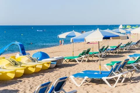 Relaxing beach Stock Photos