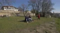 Relaxing at the Belgrade Fortress, Serbia 4k or 4k+ Resolution