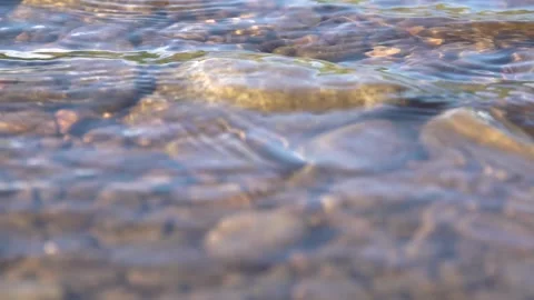 Relaxing British Rockpool Slow Motion (1080p) Video stock 250628137