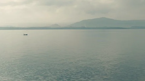 Relaxing coastal landscape Stock Footage 105396899