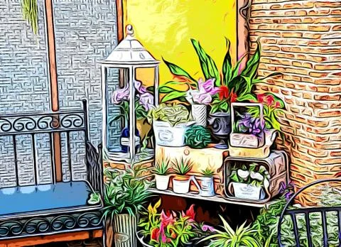 Relaxing Corner  Stock Photos