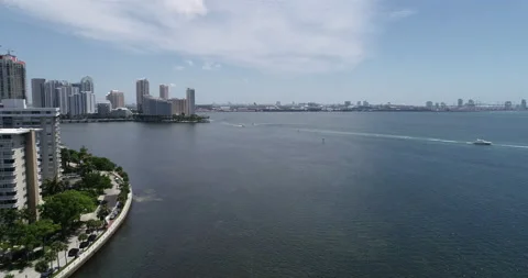 Relaxing day on Biscayne Bay Stock Footage 157268717