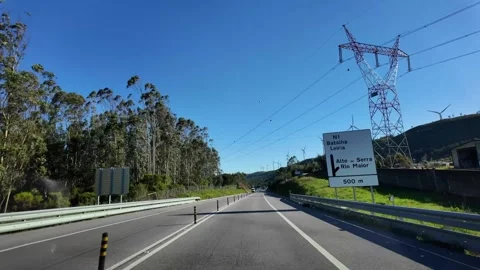 Relaxing Daytime Road Trip Perspective Stock Footage 339712667
