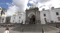 Relaxing in front of the Metropolitan Cathedral of Quito 4k or 4k+ Resolution