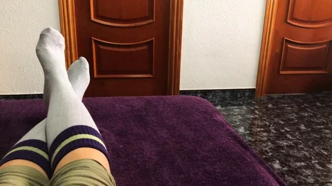 Relaxing at home Stock Footage 98686721