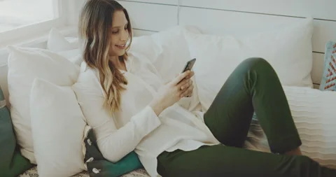 Relaxing at Home Stock Footage 138959194