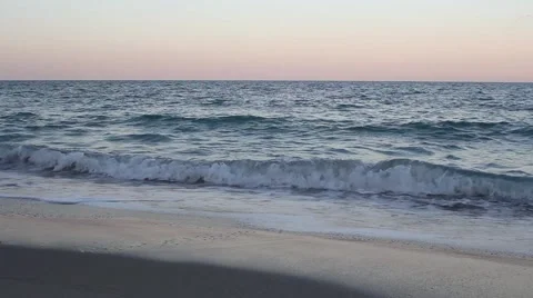 Relaxing Ocean Waves with Sound Video stock 49059225