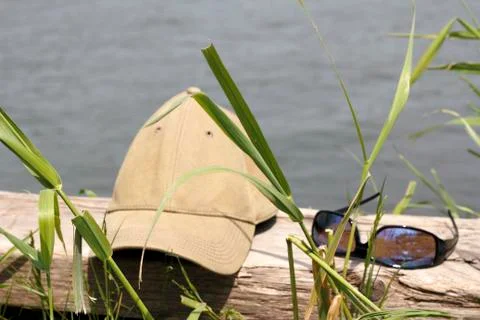 Relaxing at the river Stock-Fotos
