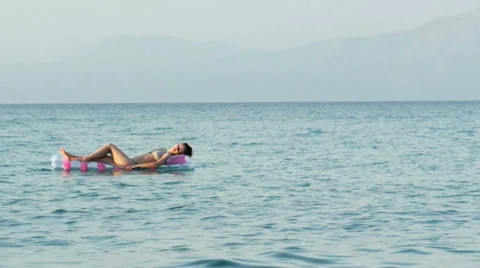 Relaxing at the sea Stock Footage 27652750