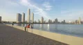 Relaxing on the shore in the park in Panama City 4k or 4k+ Resolution