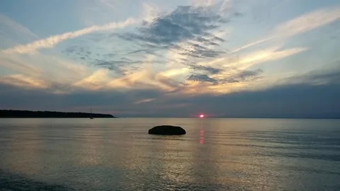 Relaxing Sound of Waves 2 Stock Footage 155210633