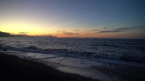 Relaxing sound of the waves Stock Footage 261702778