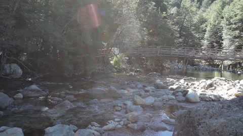 Relaxing Stream in Chile Vídeo Stock 22959204