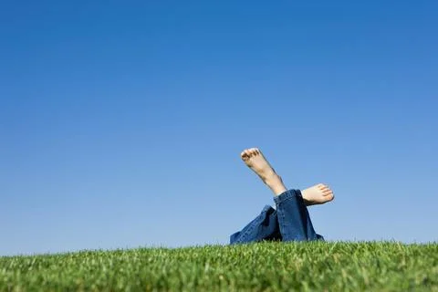 Relaxing on a summer day. Stock Photos