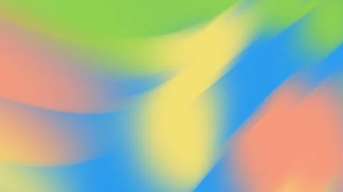 Relaxing sunset gradient consist of warm coral soft yellow and blue Stock Footage 297071712