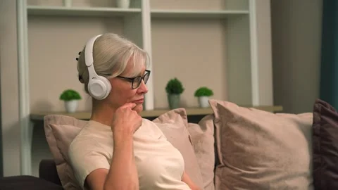 Relaxing with technology Video stock 302744422