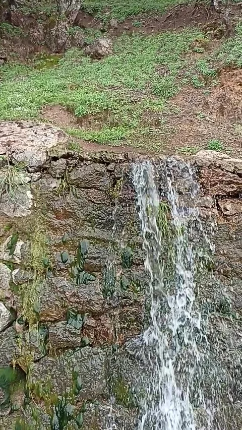 Relaxing Water Cascade Stock Footage 334345154