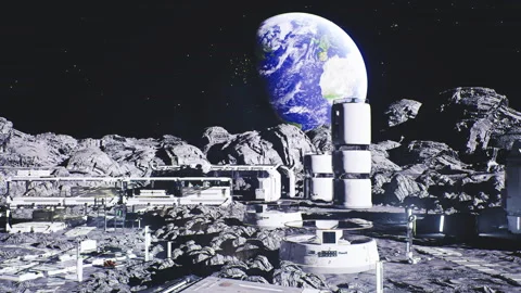 Relay infrastructure enables efficient planetary communication systems Stock Footage 340656904