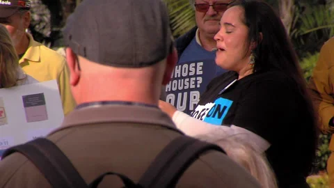 Release the mueller report, Audio chant: "Release the Report" Stock Footage 155135012