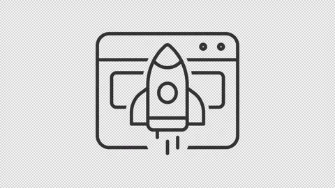 Release outline animation Stock Footage 344175141
