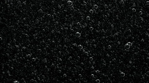 The released carbon dioxide bubbles are rapidly rising to the top. Video stock 120848287