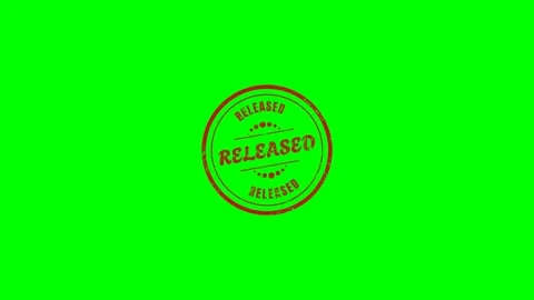 Released Rubber Stamp Green Screen Stock Footage 320276274