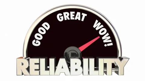 Reliability Dependable Reputation Speedometer Level 3d Animation Stock Footage 80533841