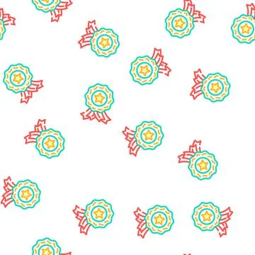 Reliable business ethics vector seamless pattern Illustrazione stock