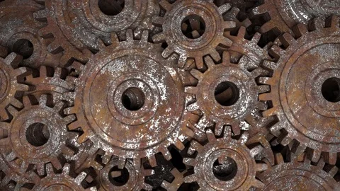 Reliable operation of the information cloud. Old cloud of information, outdated Stock Footage 119867030