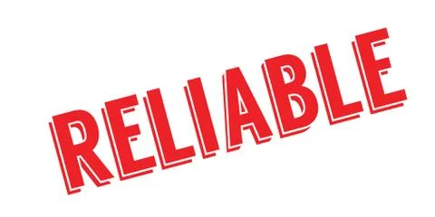 Reliable rubber stamp Stock Illustration