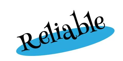 Reliable rubber stamp Illustrazione stock