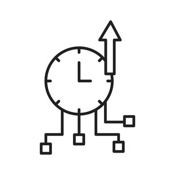 Reliable Server Icon Promote IT Service Reliability and Uptime Stock Illustration