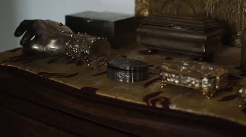 The Relics of St. Nicholas in the Monastery Stock Footage 61007339