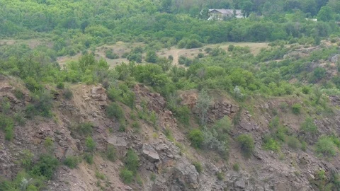 Relief Descent to the Lake Stock Footage 127063528