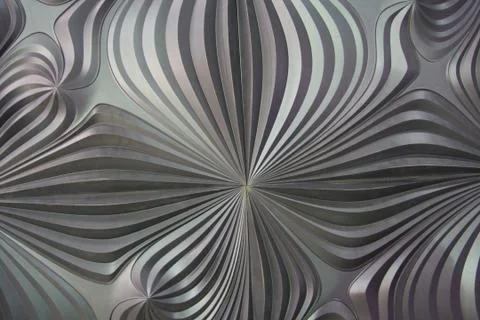 Relief stucco on the surface in the form of waves. Backgrounds and textures Stock Photos