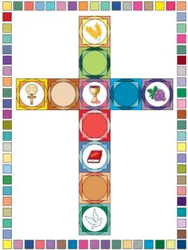 Religion cross Stock Illustration