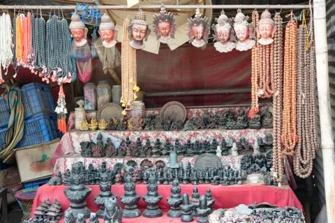 Religious Artifacts &amp; Stone Idols Stock Photos