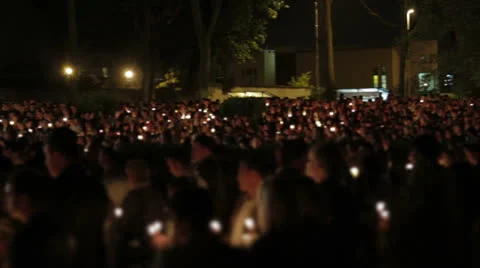 Religious celebration of easter Stock Footage 23772928