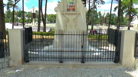 The religious center in the small town of Fatima in Portugal. Stock Footage 40573864