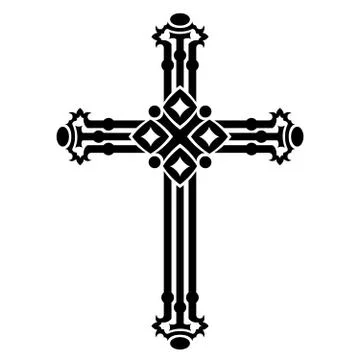 Religious cross. Vector Stock Illustration