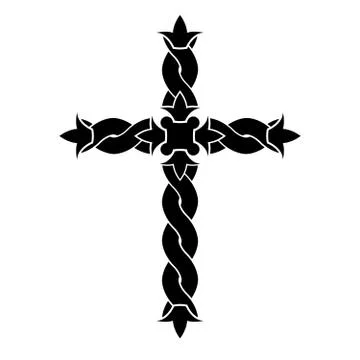 Religious cross. Vector Stock Illustration